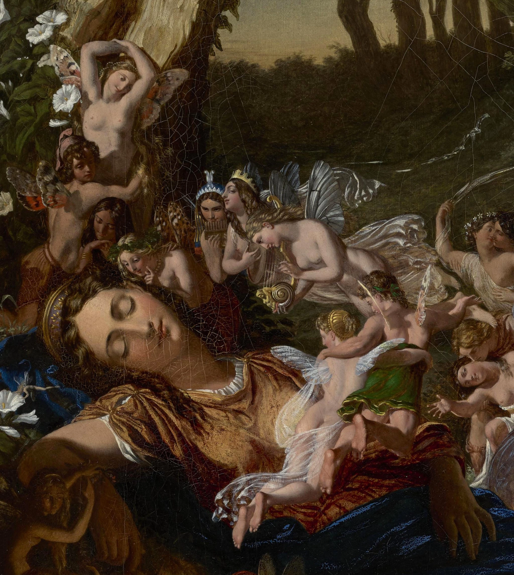 La riconciliazione di Oberon e Titania - dettaglio 1